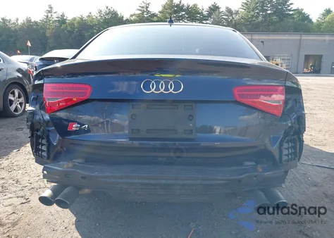 2015 Audi S4 3.0T Premium Plus из США, поврежденный, VIN WAUBGAFL9FA066719